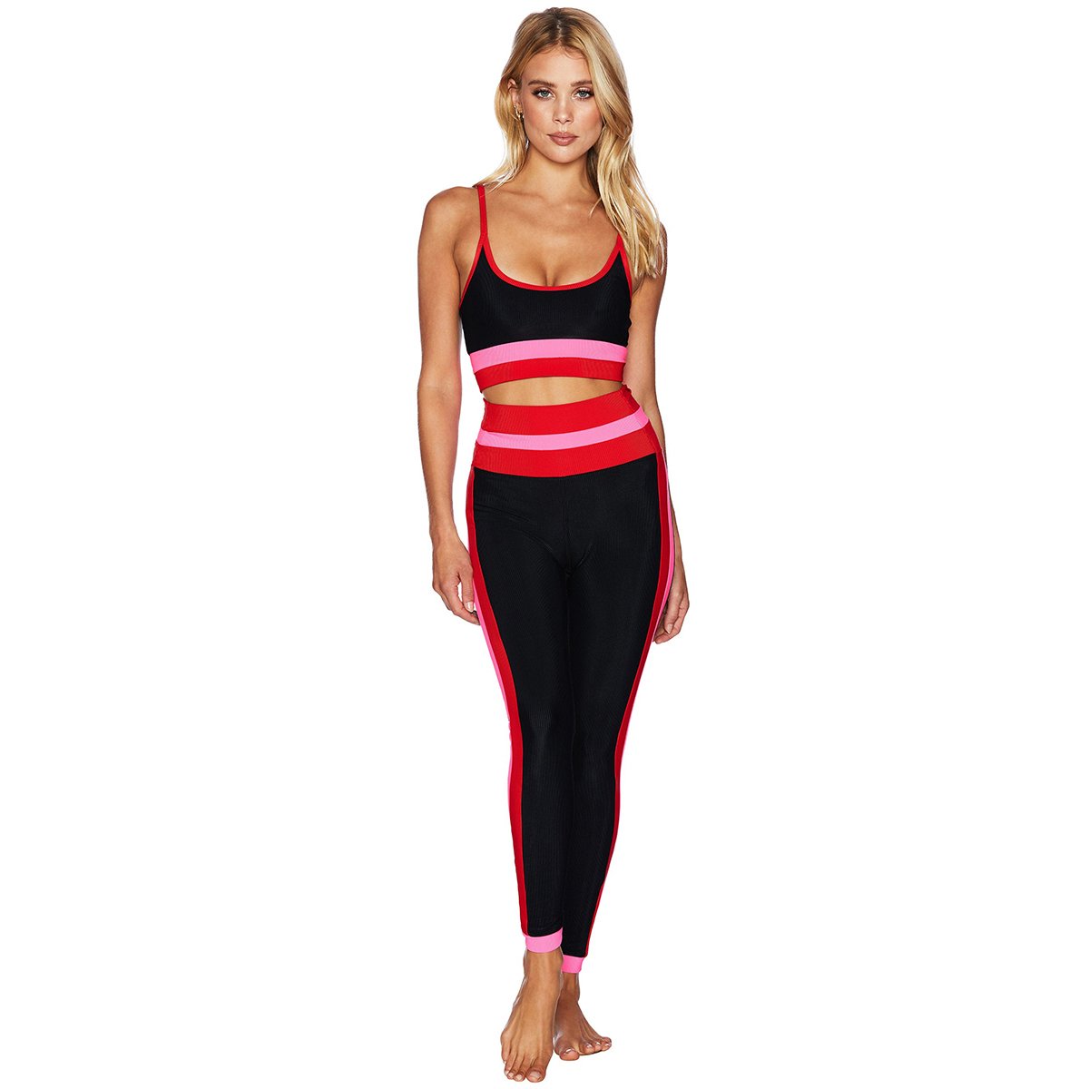 Seamless Women Yoga Sets Running Clothes women Fitness Sport Yoga Suit Sleeveless yoga Wears clothing