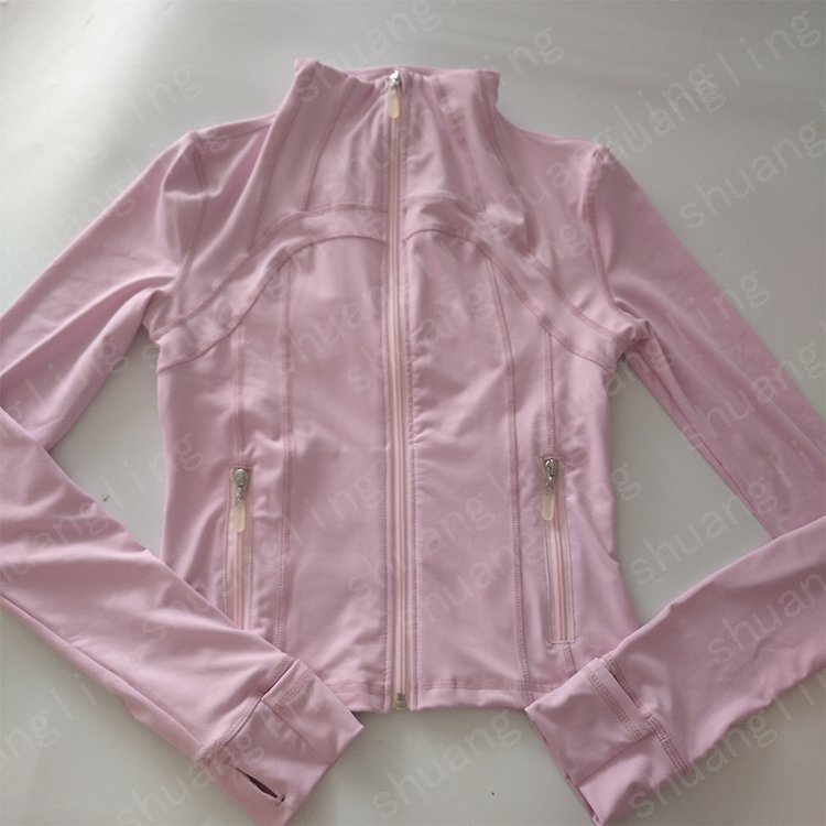LULU High Quality Long Sleeve Jacket With Shorts Gym Tracksuits Fitness Women's Full Zip Jacket Yoga Leggings 2 Pieces For Women