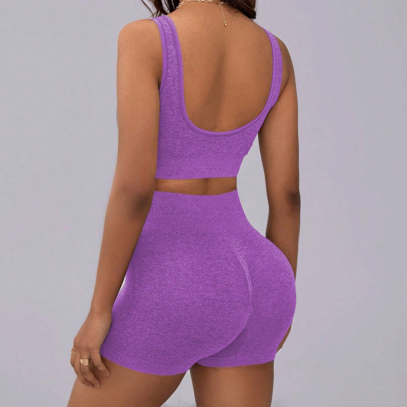 Custom logo Athletic suits High Waist Fitness shorts workout sets for women sportswear wholesale sports set