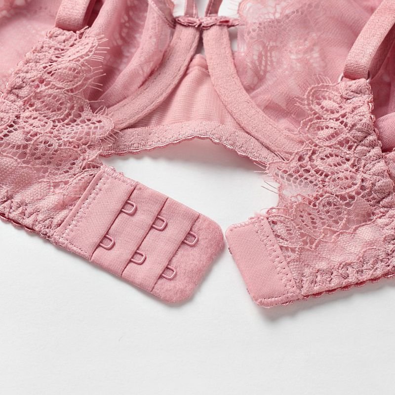 Wholesale women breathable lace bra set Women Panties bra set Two Piece bra and panties Sets
