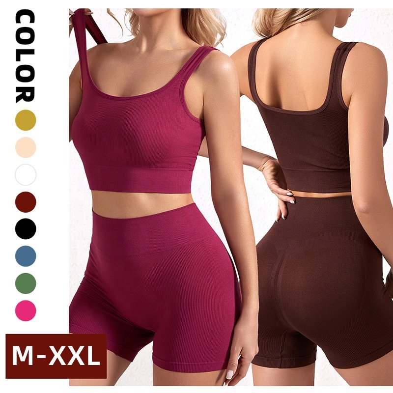 BS005 Style Seamless Soft Plus Size Underwear Women's Panty Sports Bra Set Lingerie Sets