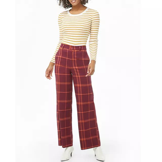 Women's Casual Pants Spring Fashion Loose Ankle-length Trousers Office Lady Suit Pant thick