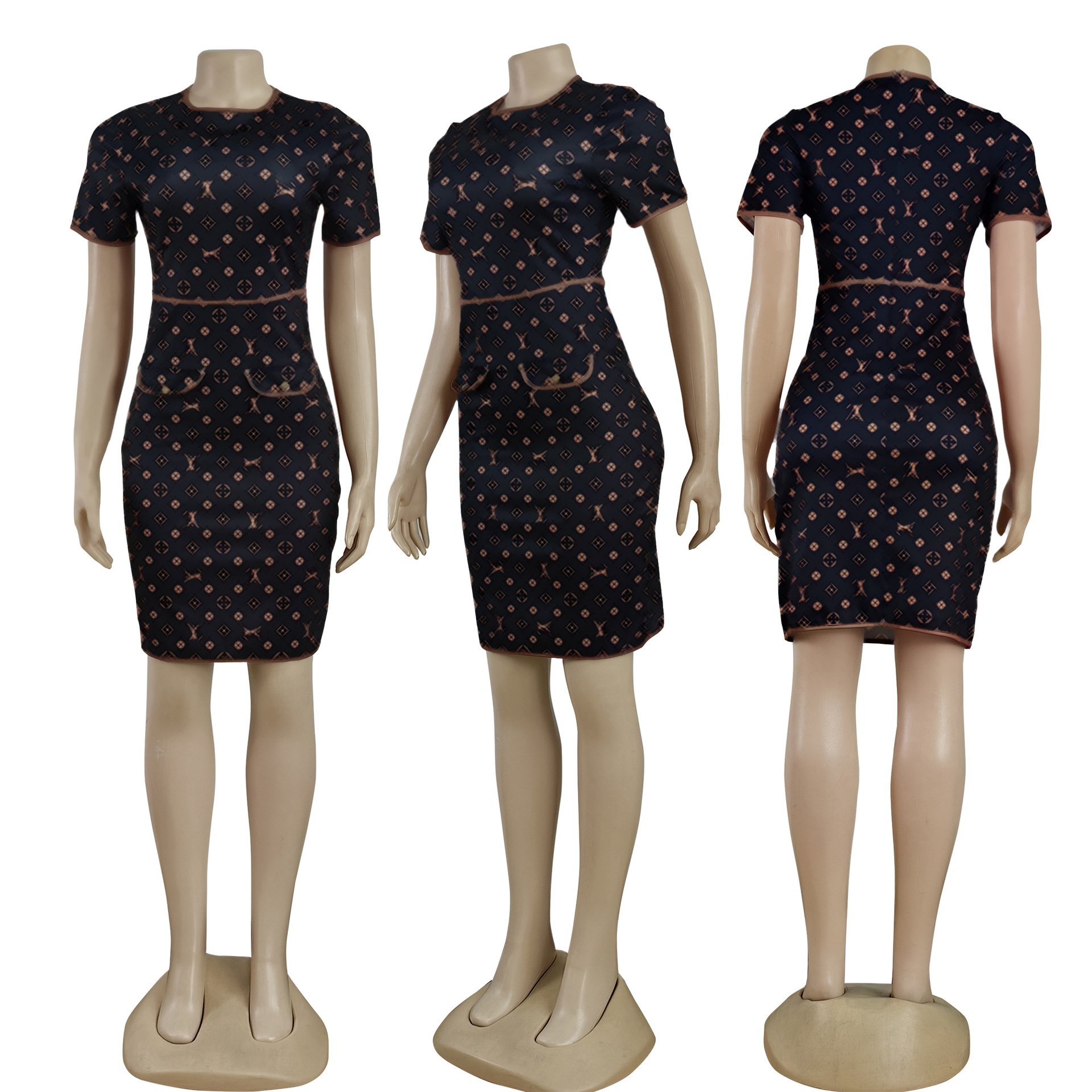 Wholesale Famous Designer Brand Women's Clothings Luxury Casual Summer Dresses DM for more info