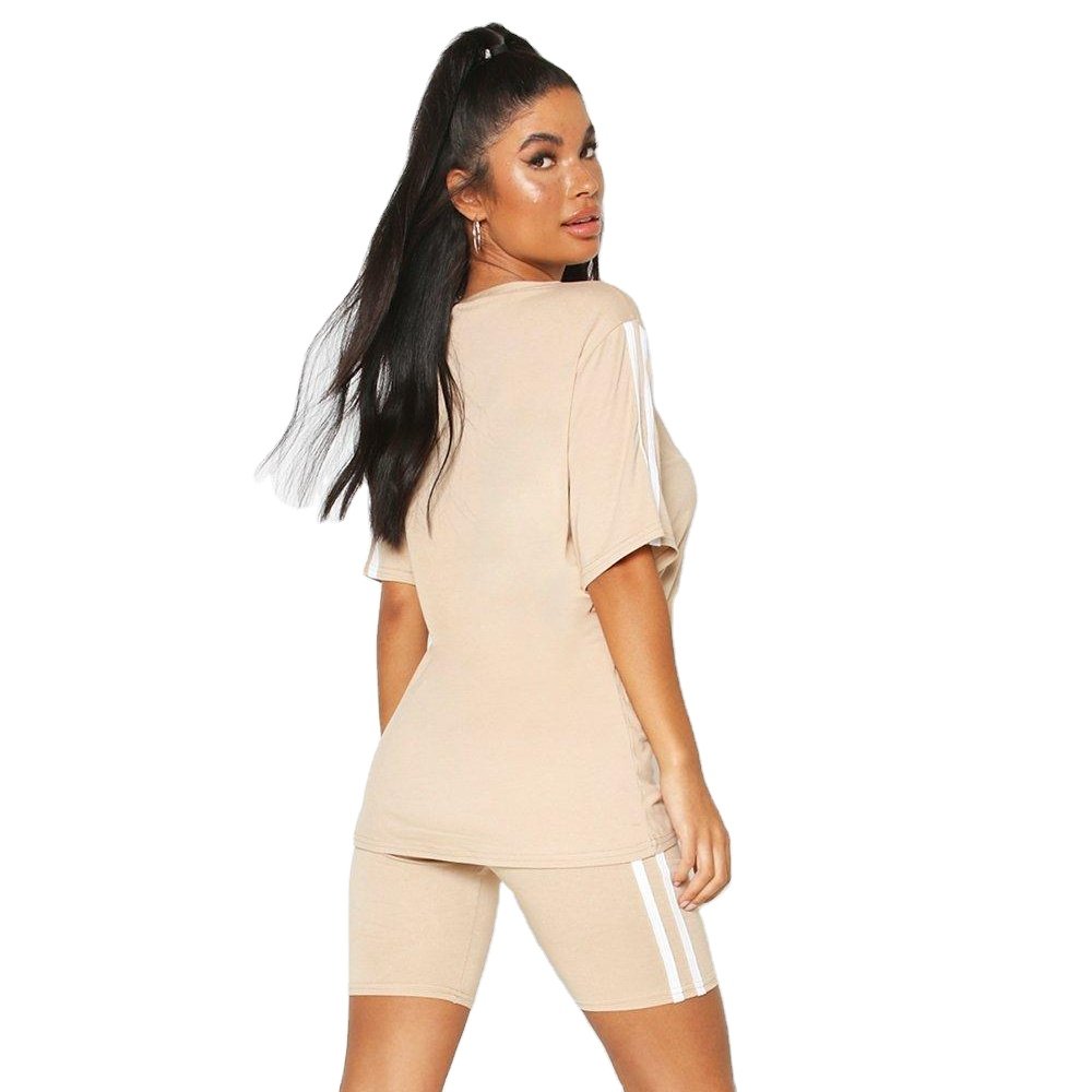 High Quality Women's Short Sets Affordable Price 2 Pieces Twin Set Women Custom Logo Women Short Set For Sale
