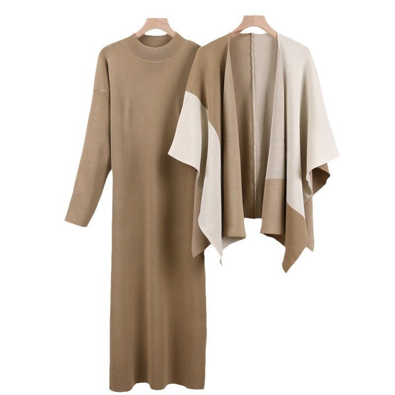 Women's Sets Winter Coat Casual Knitting 2 Piece Set Women Wholesale