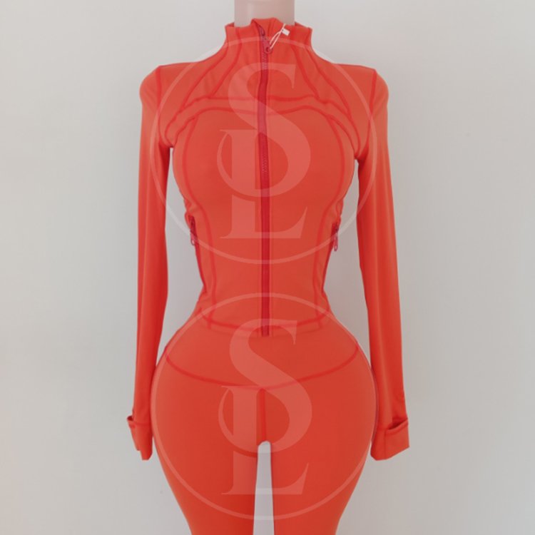 Lulu Set Custom logo Women outfits Workout Fitness Jogger 2 pieces Leggings Set Yoga Jacket flare pant Women Tracksuit Set