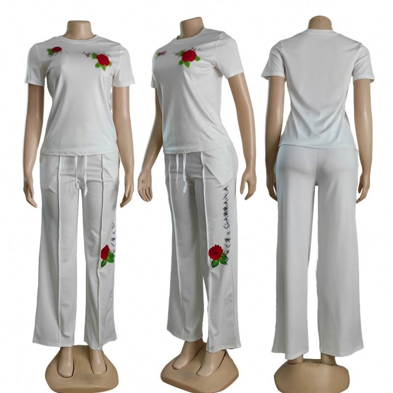 Autumn and Winter New Fashionable Casual Printed Pants Set New arrival women's sets 2 piece women brand clothing