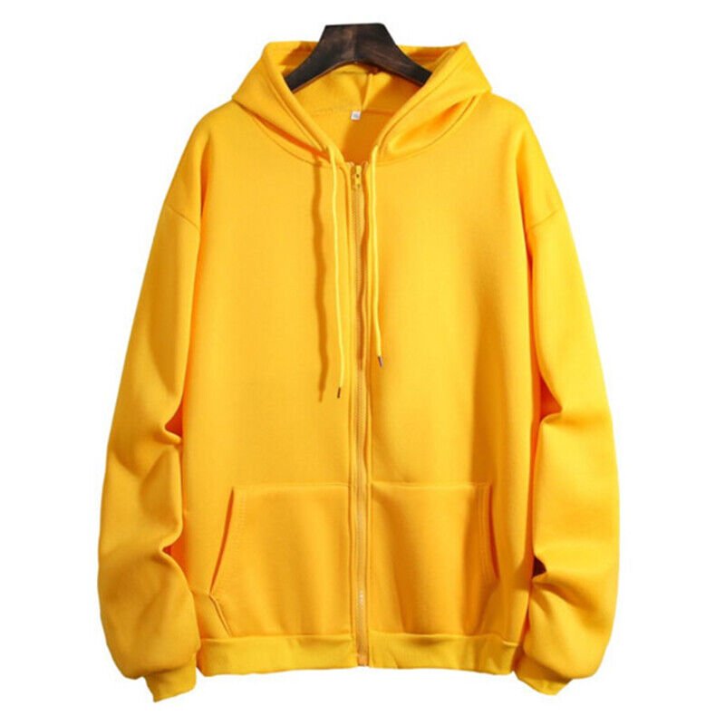 Best Selling 2023 Customized Women Long Sleeve Hooded Sweatshirt Ladies Baggy Zip Up Hoodies Jacket Hoody DIY