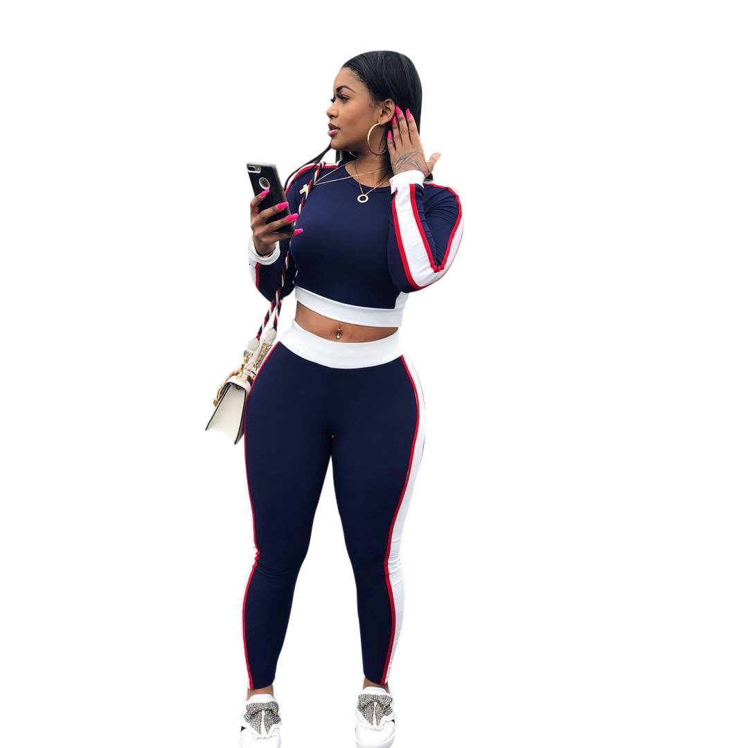 plus size 2 piece set lounge wear suits outfits for women's sets clothing 2022 new arrival fall sets fashion women crop top