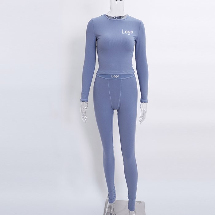 Best Selling 2024 Women Tank Top Light Weight Womens Leggings Custom Lounge Wear Sets Women Ribbed