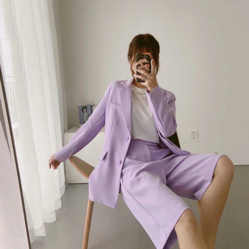 Elegant Double Breasted Office Suits for Women Premium Formal Wear Two Piece Suit Ideal for Professional Career Women Looking