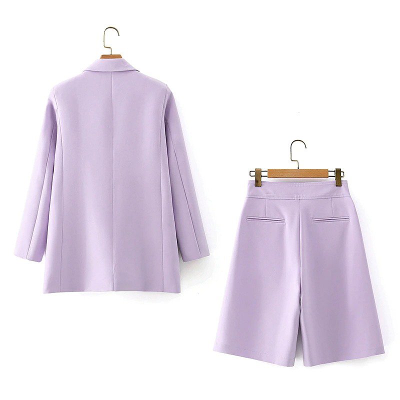 Elegant Double Breasted Office Suits for Women Premium Formal Wear Two Piece Suit Ideal for Professional Career Women Looking