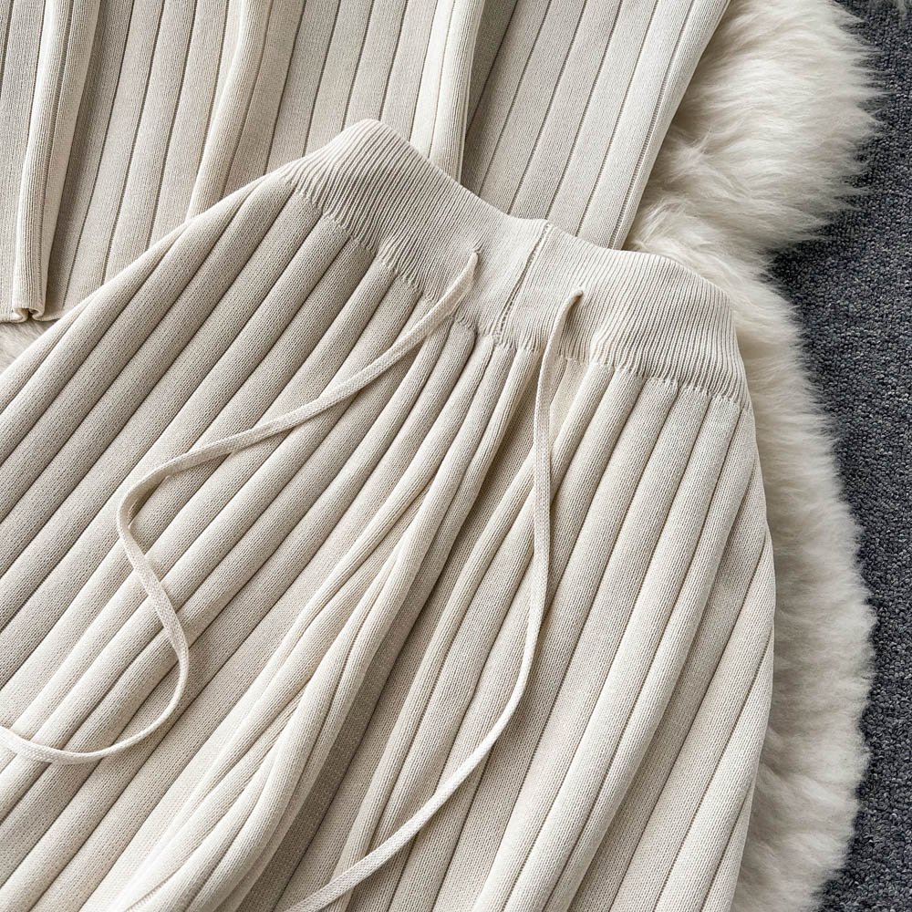 2022 New Womens Brands Luxury Clothing Ladies Knitwear Designer Knitted Sweater Set For Women