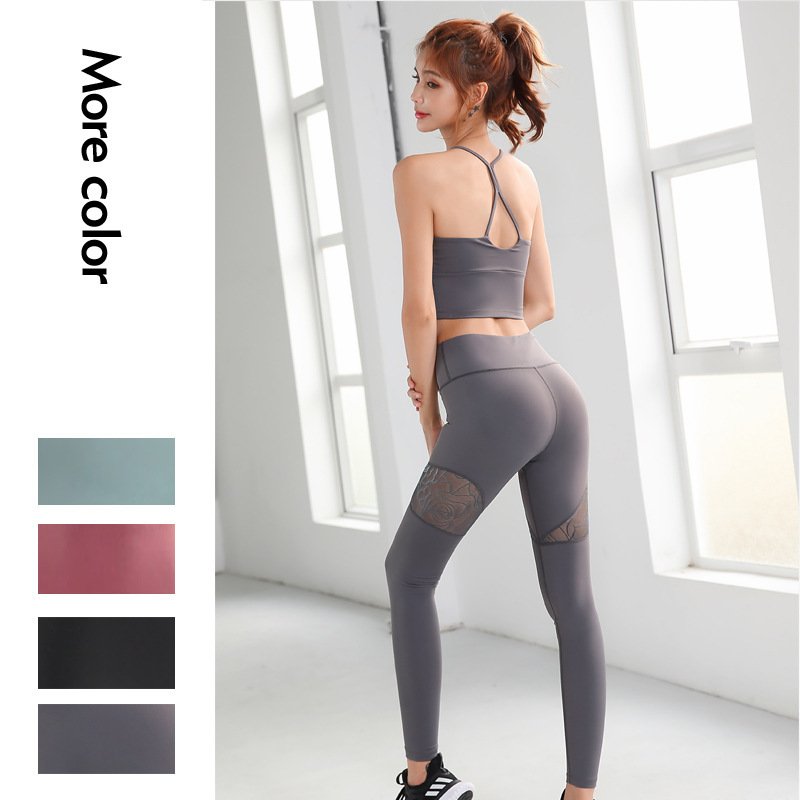 2024 Women Yoga Set 2 Pcs Sports Seamless Gym Leggings Sports Wear For Women Athletics Clothing Gym Fitness Sets