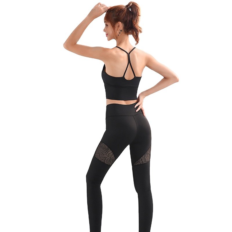 2024 Women Yoga Set 2 Pcs Sports Seamless Gym Leggings Sports Wear For Women Athletics Clothing Gym Fitness Sets