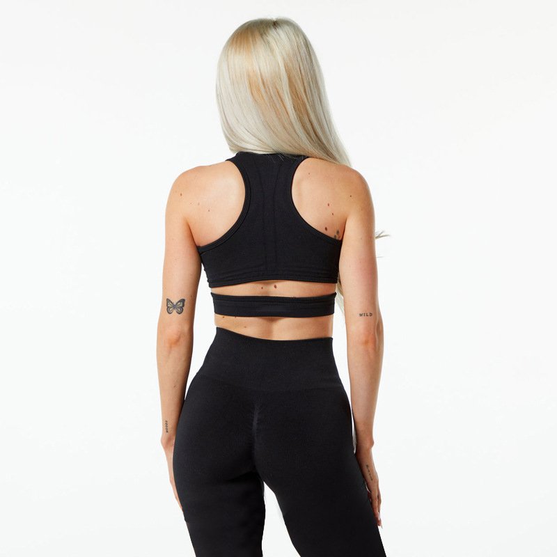 PASUXI Custom Fitness Outfit Women Activewear Ribbed Two Piece Private Label Seamless Yoga Sets Gym Yoga Leggings Set