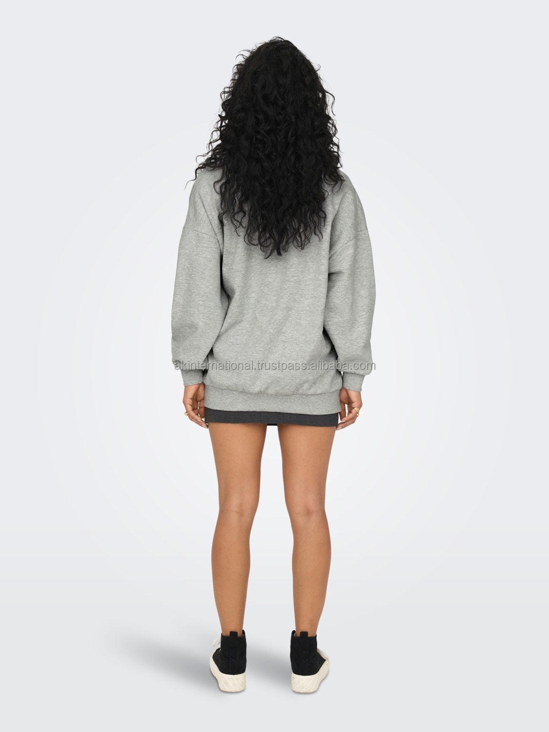 Women's Oversized Sweatshirts Hoodies Fleece O Neck Pullover Sweaters Casual Comfy Fall Fashion Customized