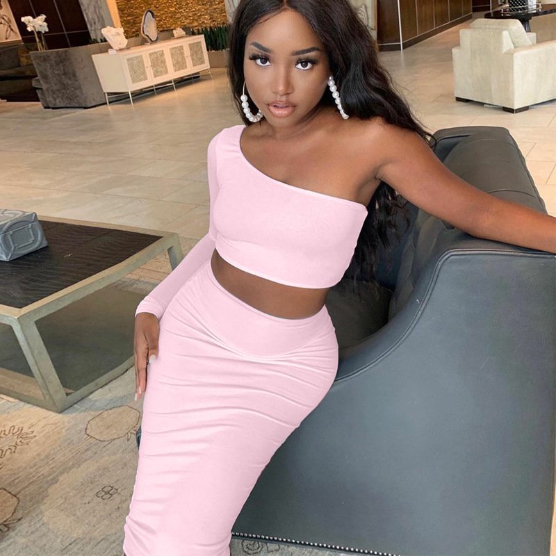 new fashion night club women's clothing ladies skirt women sexy two piece top ins style trend set womens bodycon dress
