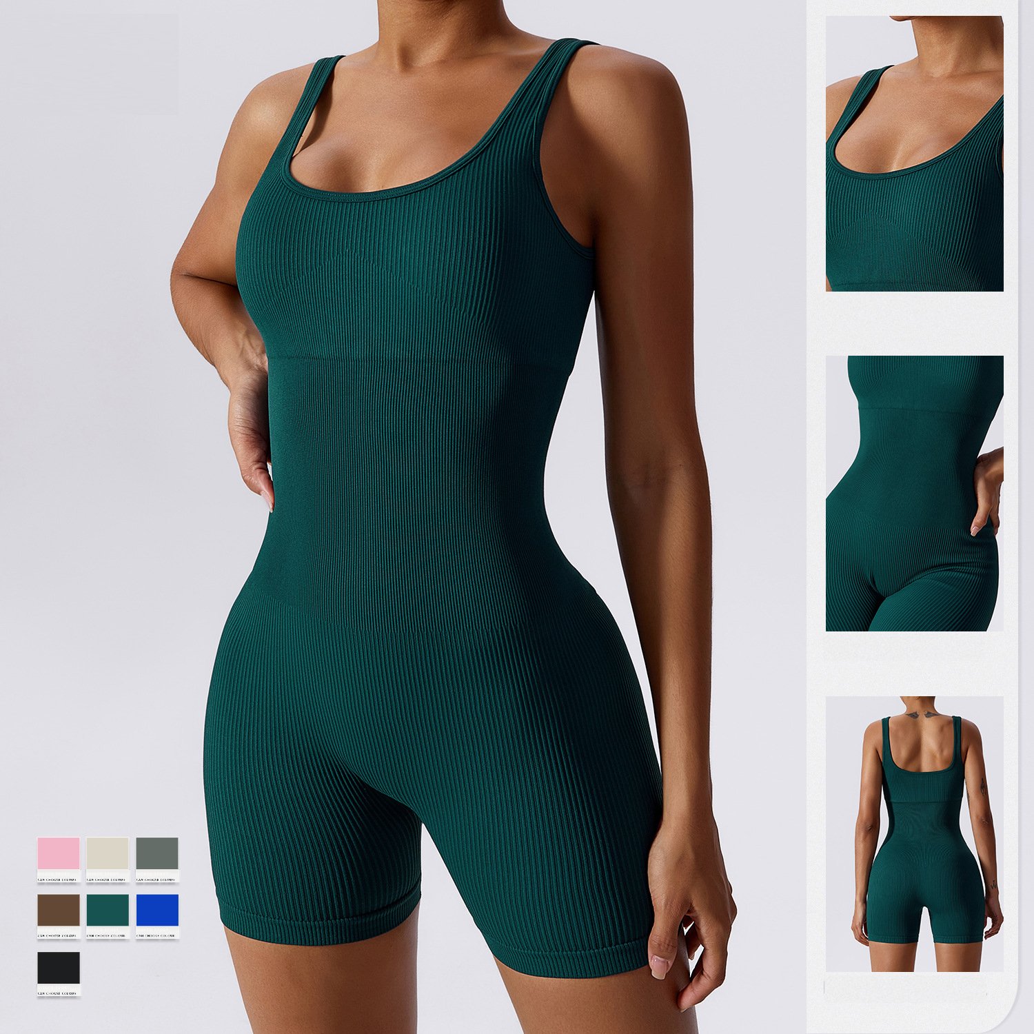 European and American High Elastic Tight One-piece Suit Air Beauty Back Yoga Suit Seamless One-piece Yoga Suit for Women