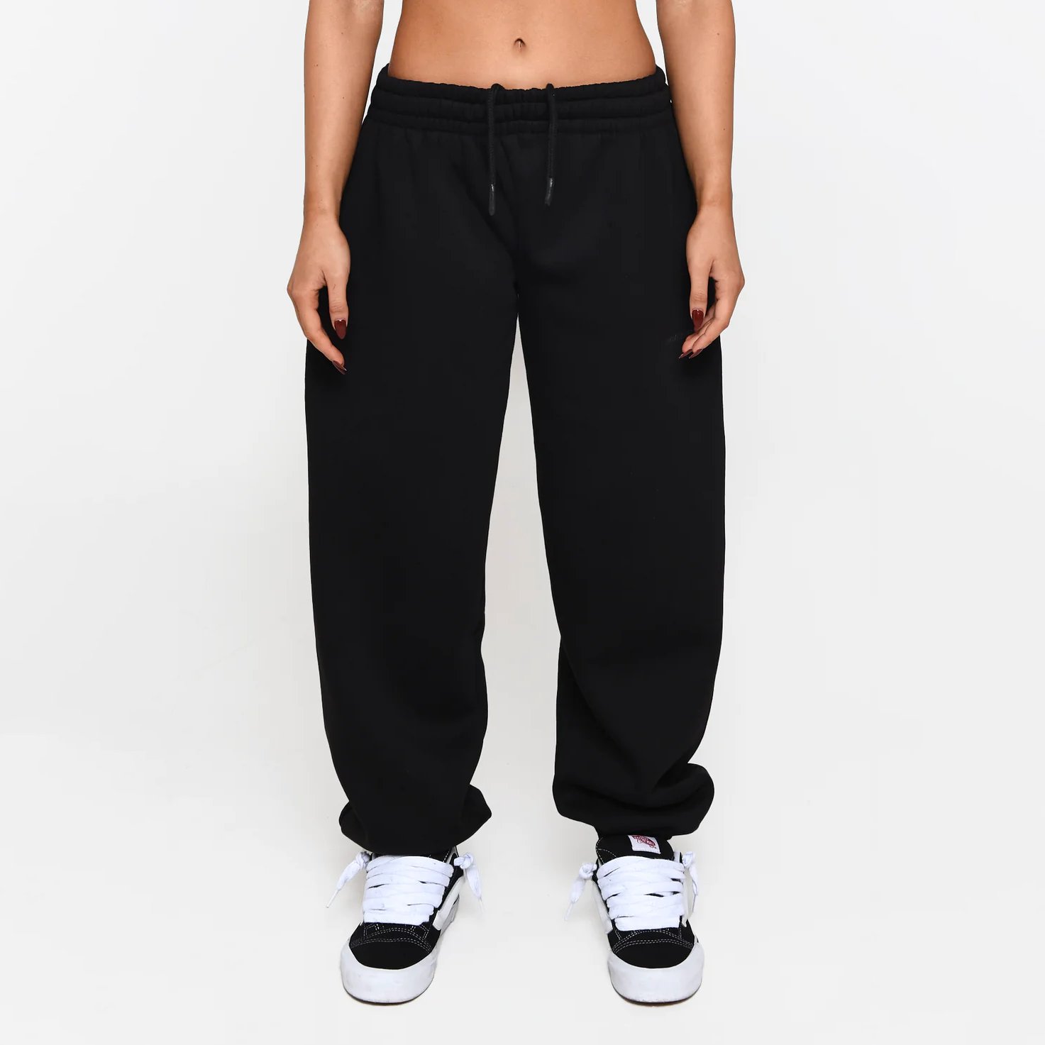 Custom logo women street style tracksuits oversized cotton hoodies and jogger hidden drawstring waist hoodie women sets