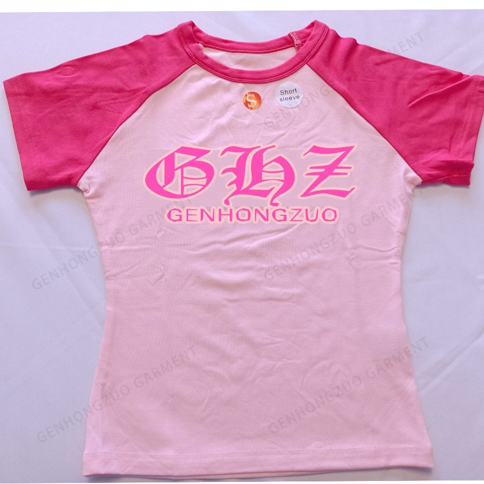 2024 Custom Y2K Logo Contrast Color Gril 's Mini Skirt Fashion Pleated Skirts Tennis Skirts Set for Women