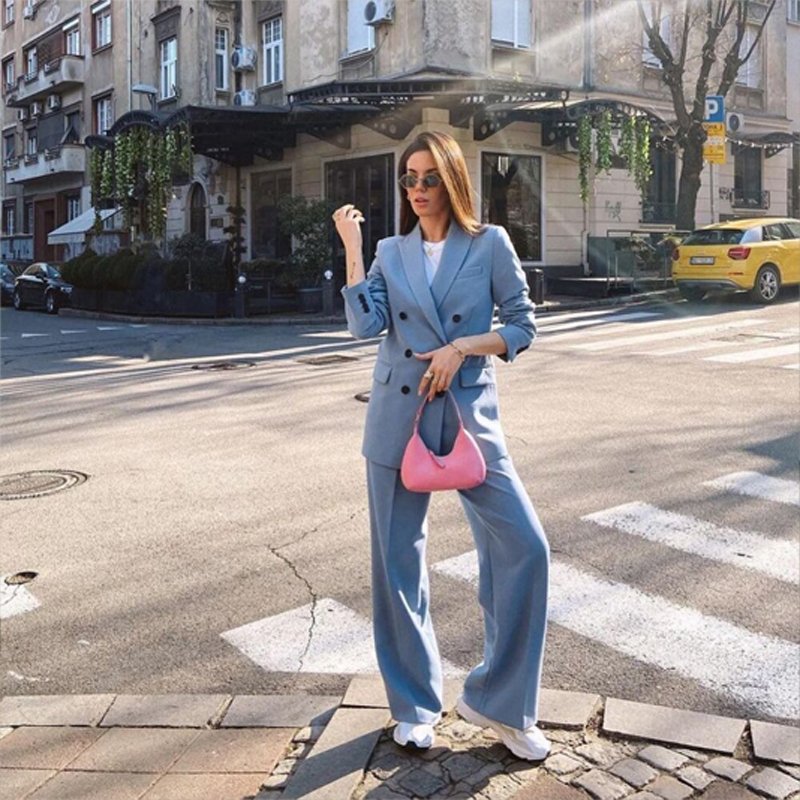 Chic and Versatile Embrace Autumn with Our Womens Office Blazers and Pants Suit Perfect for Casual Daily Wear