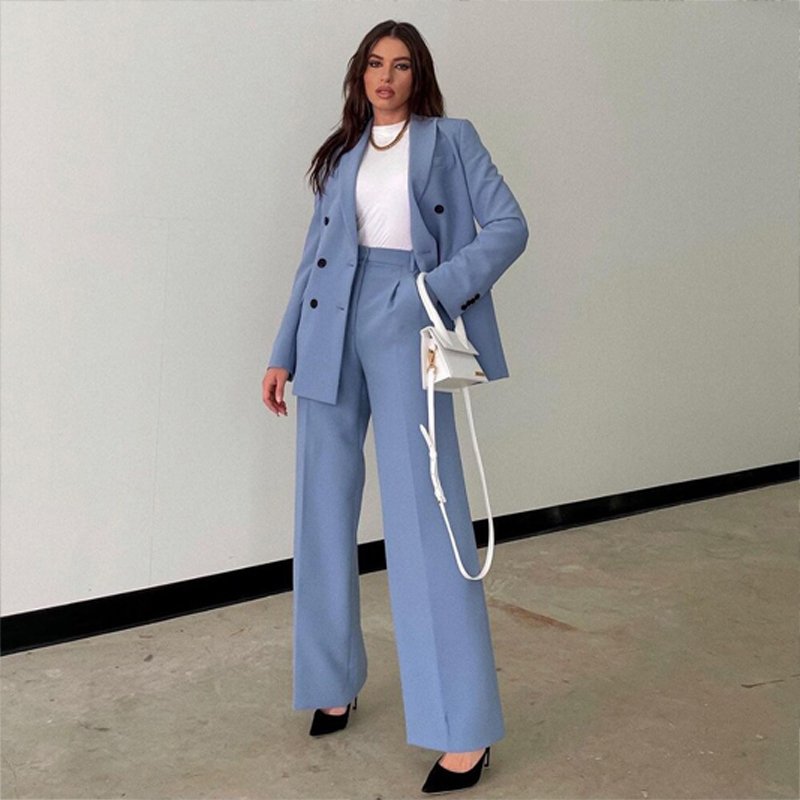 Chic and Versatile Embrace Autumn with Our Womens Office Blazers and Pants Suit Perfect for Casual Daily Wear