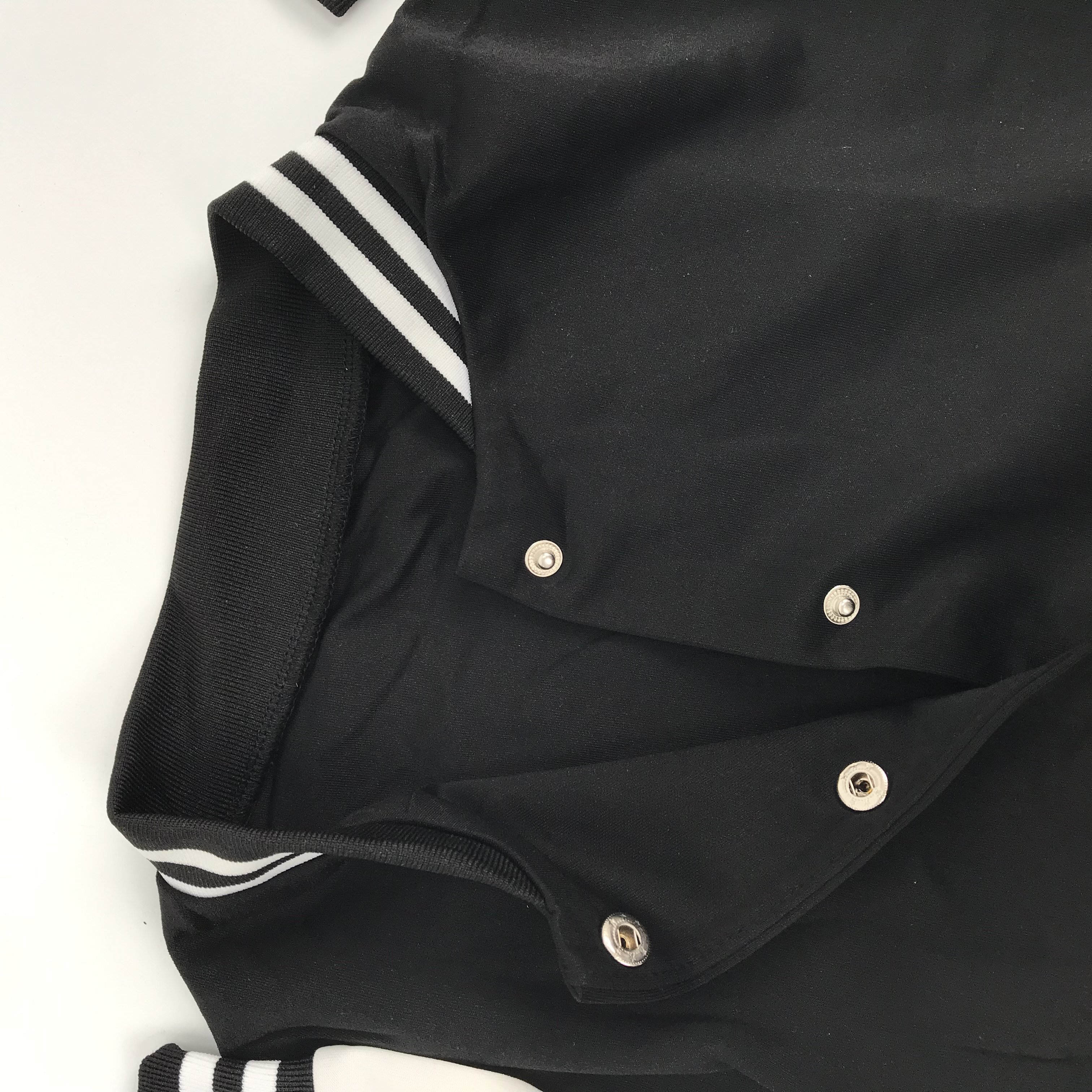 Custom Logo Varsiti Jacket Women's Tracksuit Set Cropped Varsiti Baseball Jogging Suits 2024 Fall Two Piece Set Women Clothing