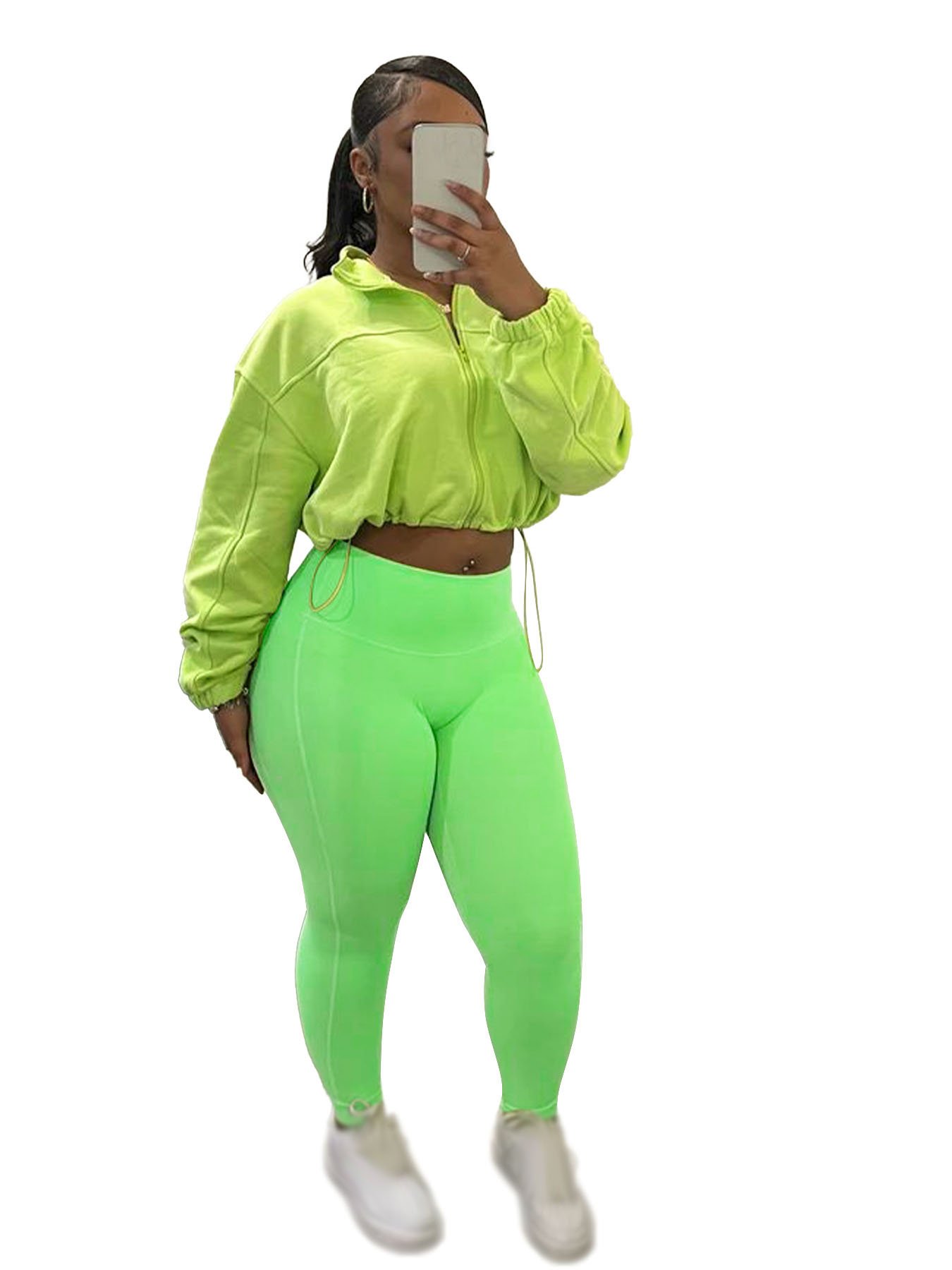 Conyson New Fashion Custom Logo Workout Pant Set Rubber Buckle Waist In Two 2 Piece Sets Fall Loungewear Woman Clothes Wholesale