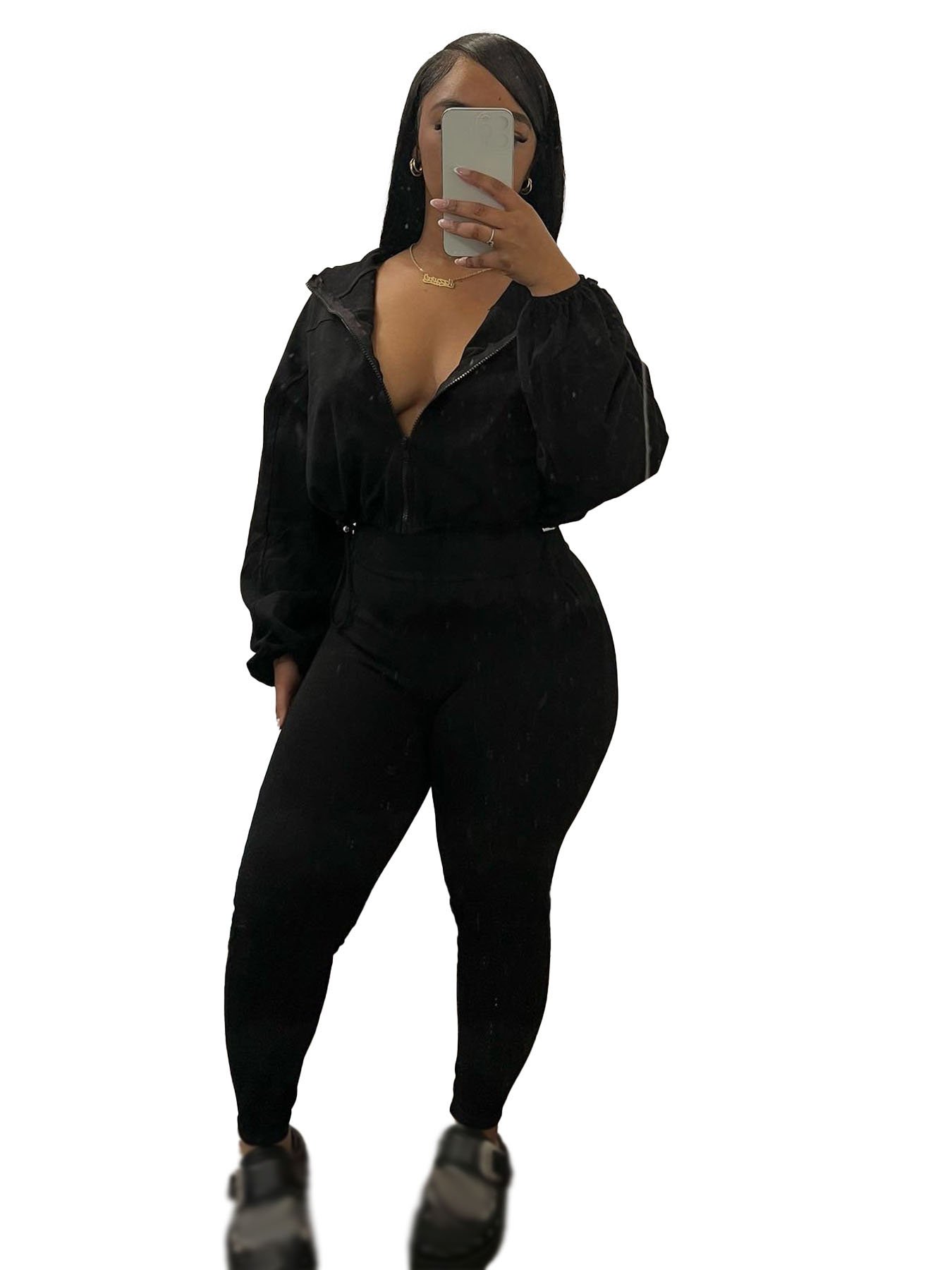 Conyson New Fashion Custom Logo Workout Pant Set Rubber Buckle Waist In Two 2 Piece Sets Fall Loungewear Woman Clothes Wholesale