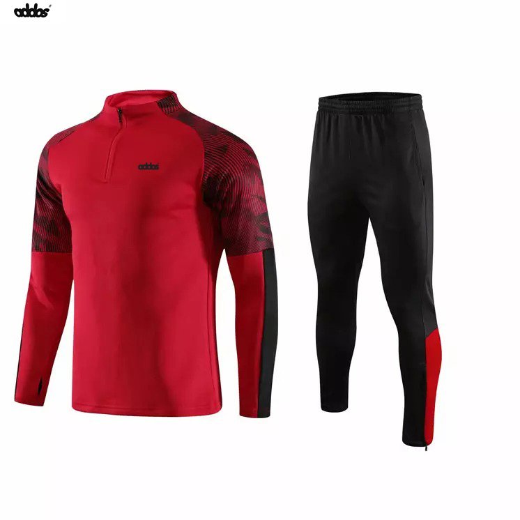 Orange & Black Tracksuit New Arrival Sportswear Jogger Sweatsuit Mens Sport Suit Tracksuit 2 Piece Set