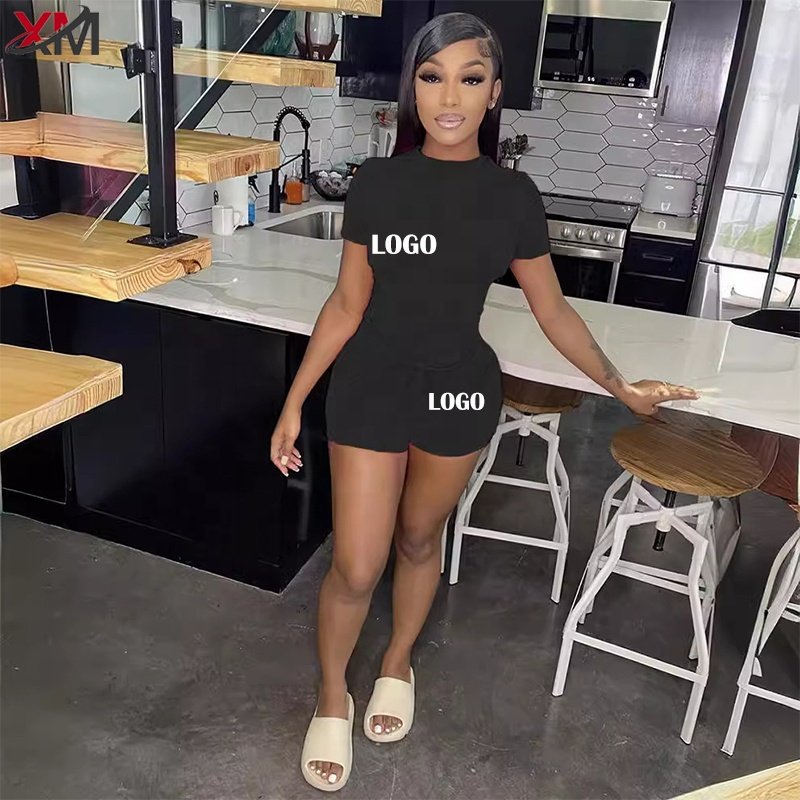 Hot Sell Solid Color Plus Size Women Sportswear Set Two Piece Set Custom Logo Tracksuits Outfits 2 Piece Set Sports Jogger
