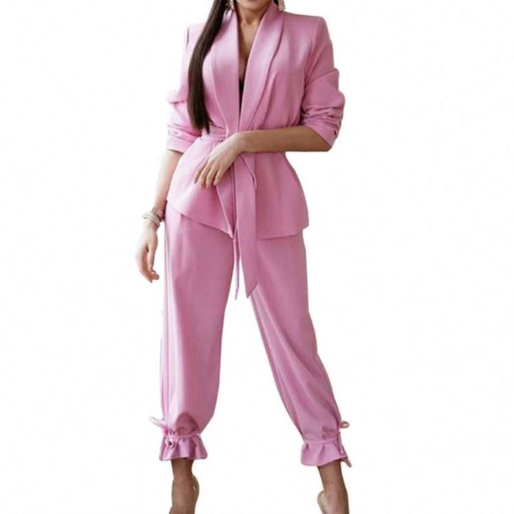 JYHS-1 Women Sets women's 2022 new solid color leisure two-piece set