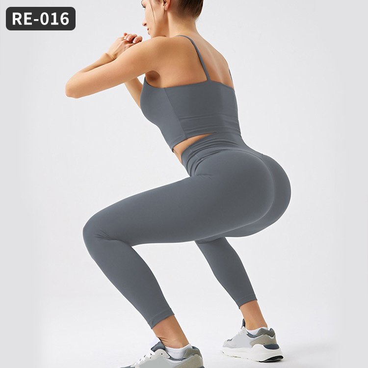 Hot Selling New Design Plus Size Recycled Fabric Training Workout Yoga Sports Girl's Skin Care Set Women's Sets Gym Fitness Sets