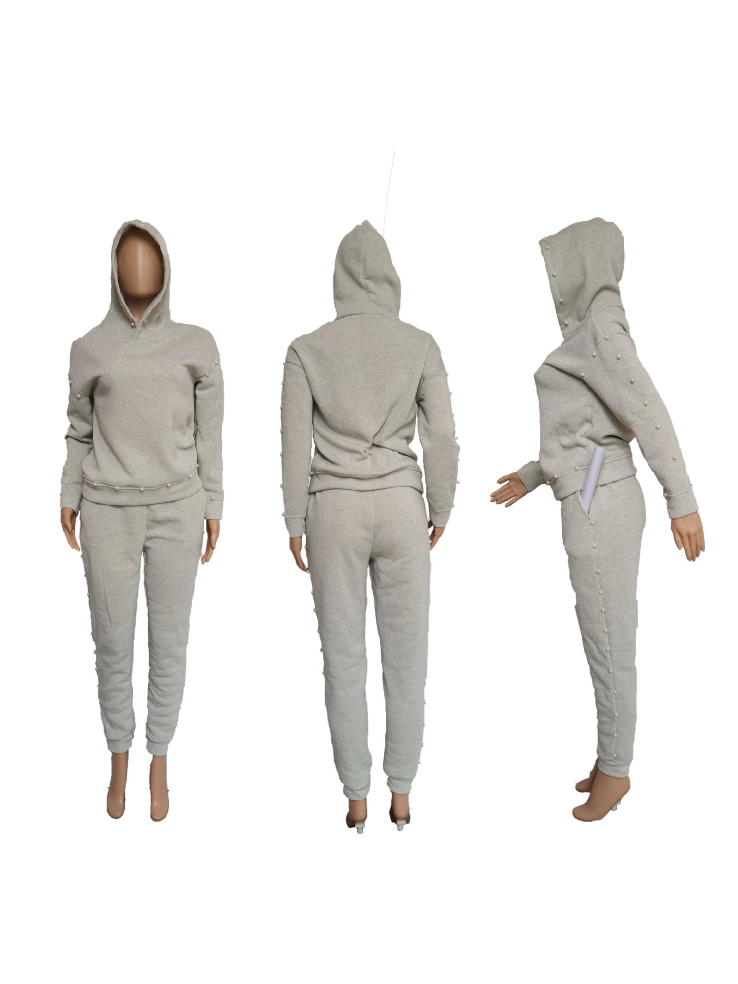 Hot Sell Plus Size Two Piece Tracksuits Custom Logo Printing Outfits 2 Piece Women'S Sportswear Set Nylon Jogger Women Set