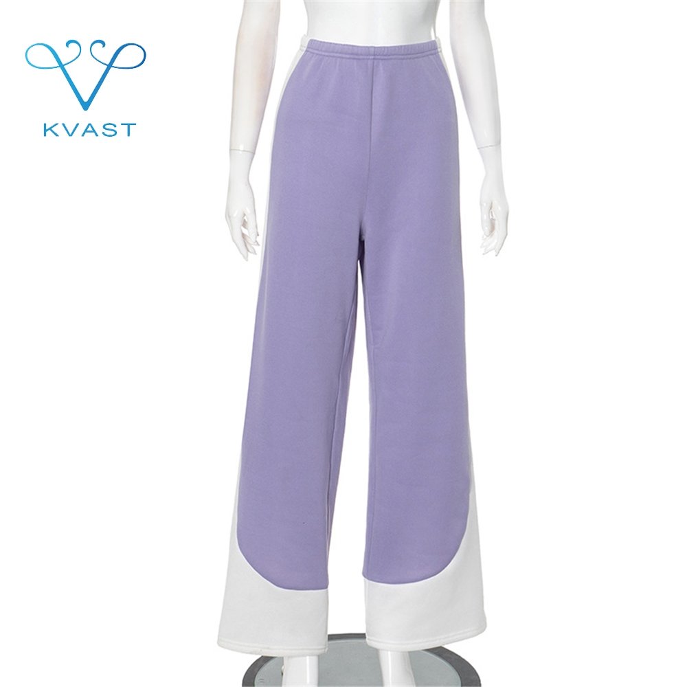 Q635 American retro casual women's versatile straight leg loose wide leg sweatpants wholesale
