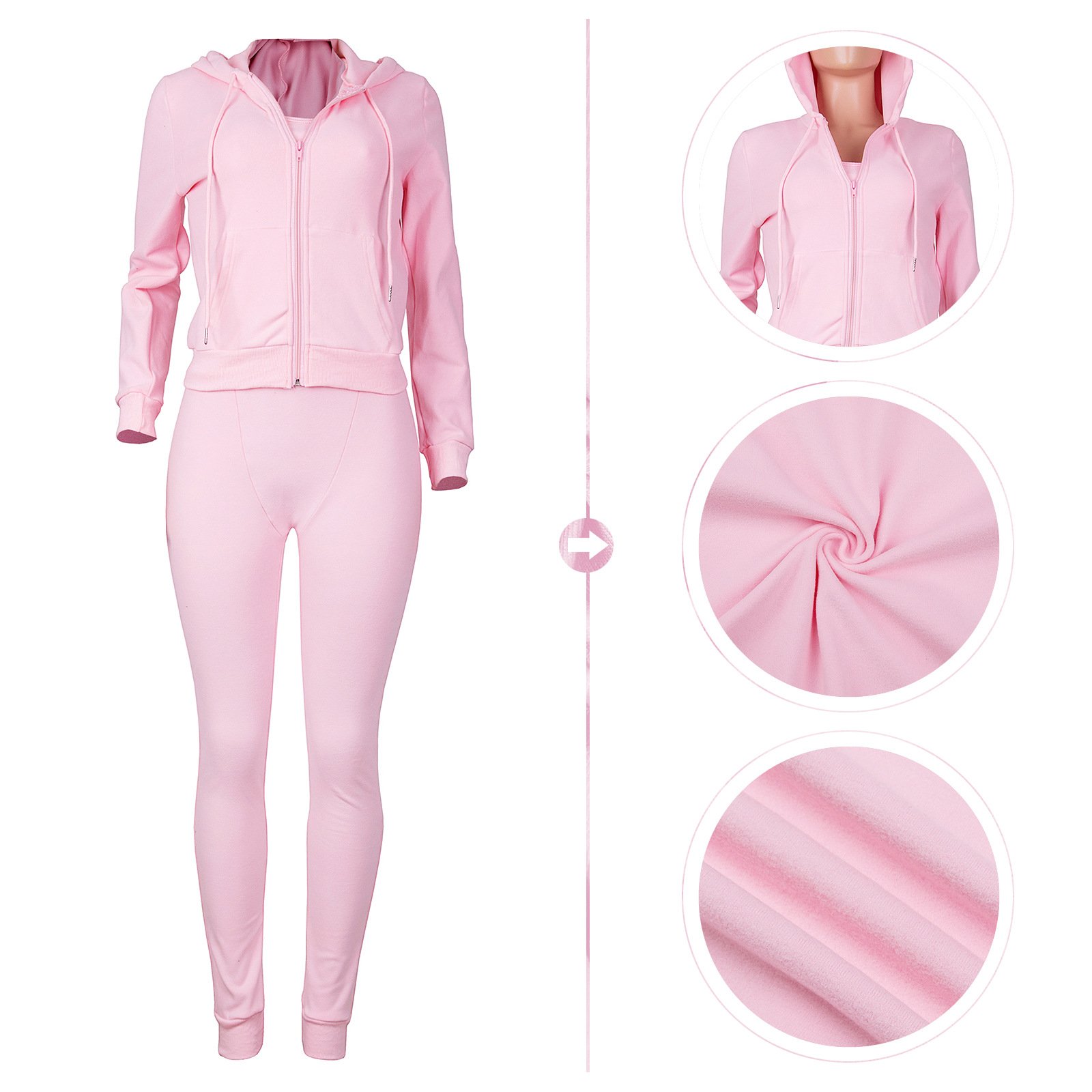 Wholesalers screen printing plus size women's sweaters Custom Logo Printing sweatpants and hoodie set women