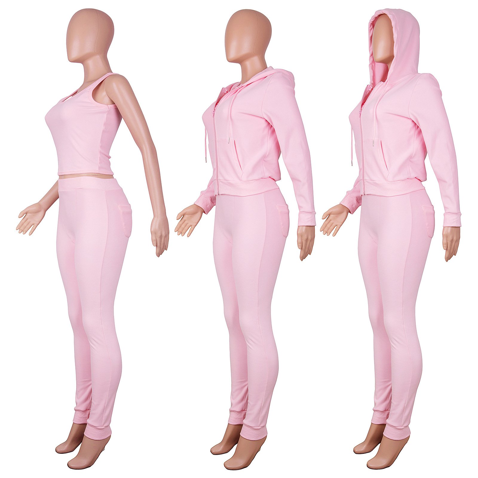 Wholesalers screen printing plus size women's sweaters Custom Logo Printing sweatpants and hoodie set women