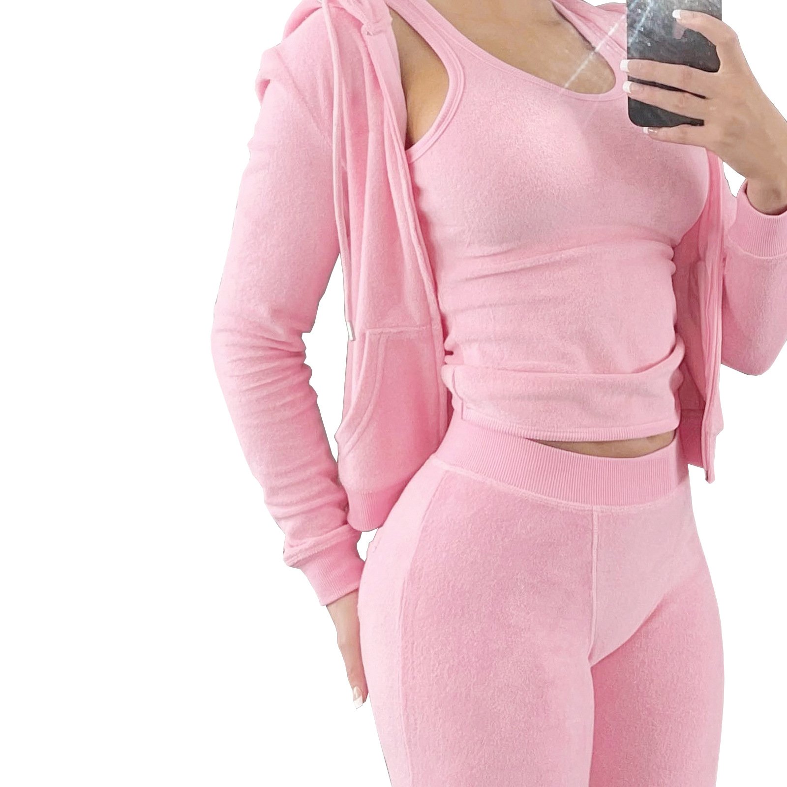 Wholesalers screen printing plus size women's sweaters Custom Logo Printing sweatpants and hoodie set women