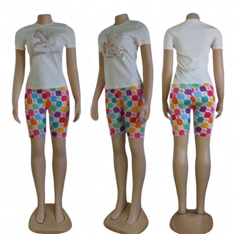New arrival designer clothes Summer shorts and top Women's Sets high quality Top designer brand women's clothing summer 2024 New
