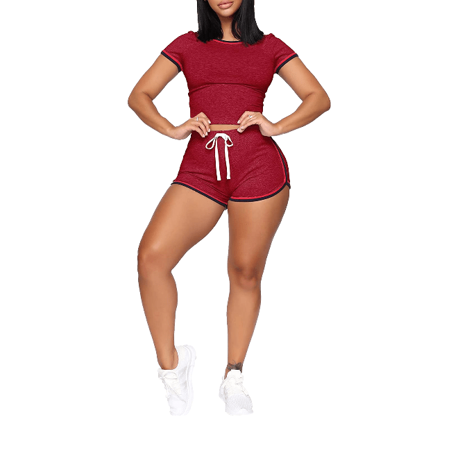 Wholesale Casual Clothes Sexy shirts and shorts Two Piece Cotton Women's Sets from Pakistan