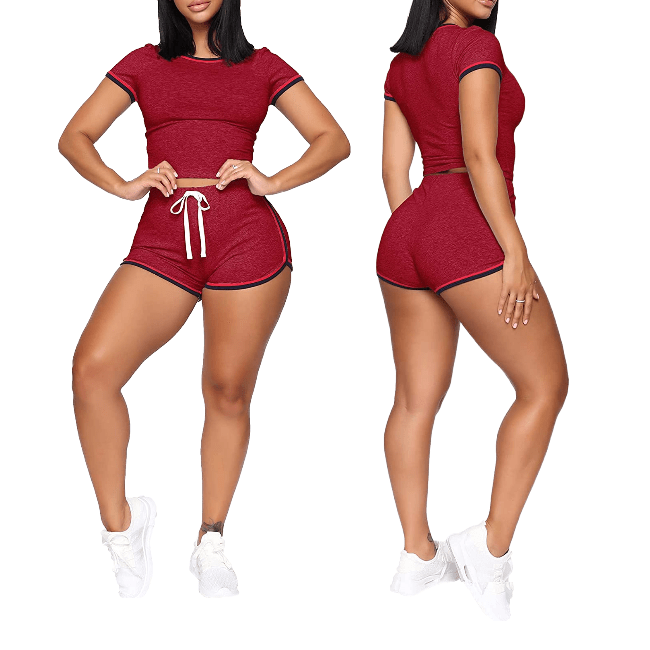 Wholesale Casual Clothes Sexy shirts and shorts Two Piece Cotton Women's Sets from Pakistan