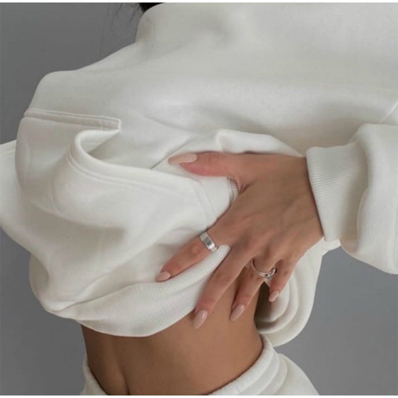 ODM/OEM wholesale puls size hoodies women's hoodies sweatshirts set sexy