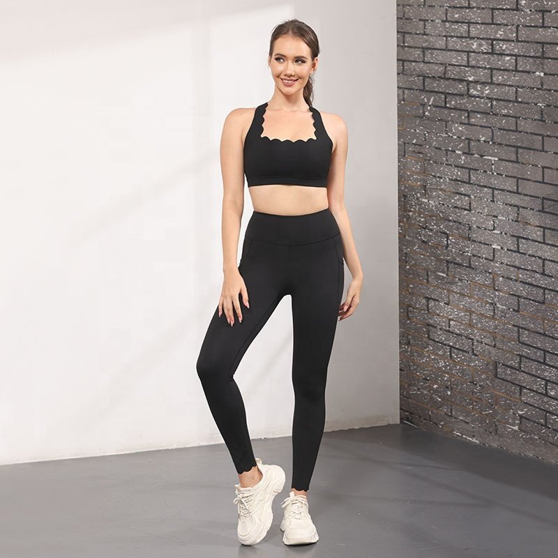 Beauty Back Yoga Suit Hot Sales High Quality Sexy Sportswear Comfortable Yoga Sets For Woman Women Gym Fitness Sets