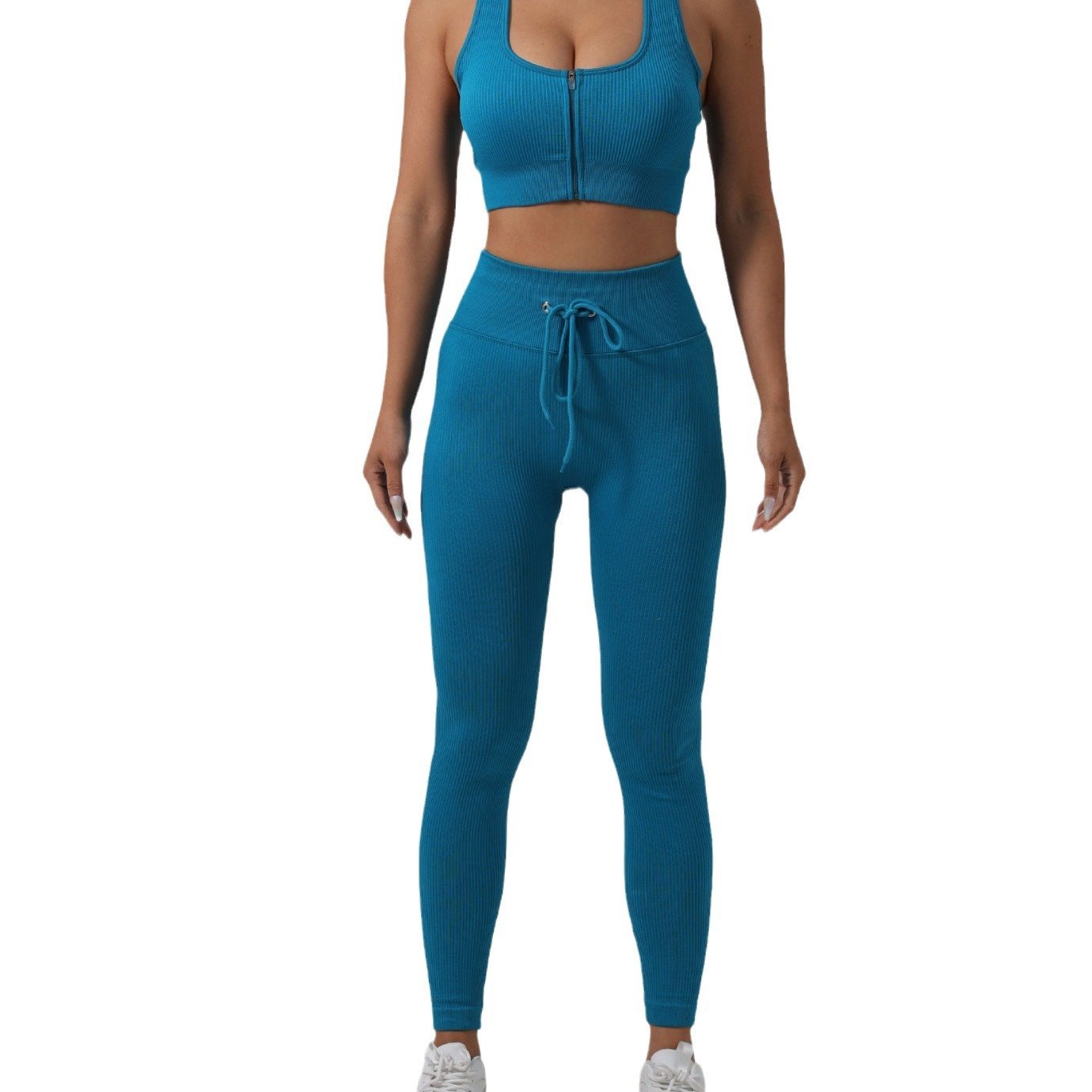 Hot Sell Zip Up Tracksuits 2 Piece Plain Blank Jogger Custom Logo Sublimation Graphic Gym Sports Outfits Embroidery Women'S Sets