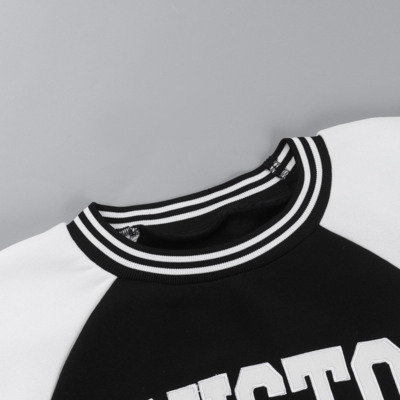 New Fall Women Tennis Sports Crop Suit Crop Sweatshirt Skirt Baseball 2 Piece Sets Casual Women Skirt Sets Two Piece Outfits