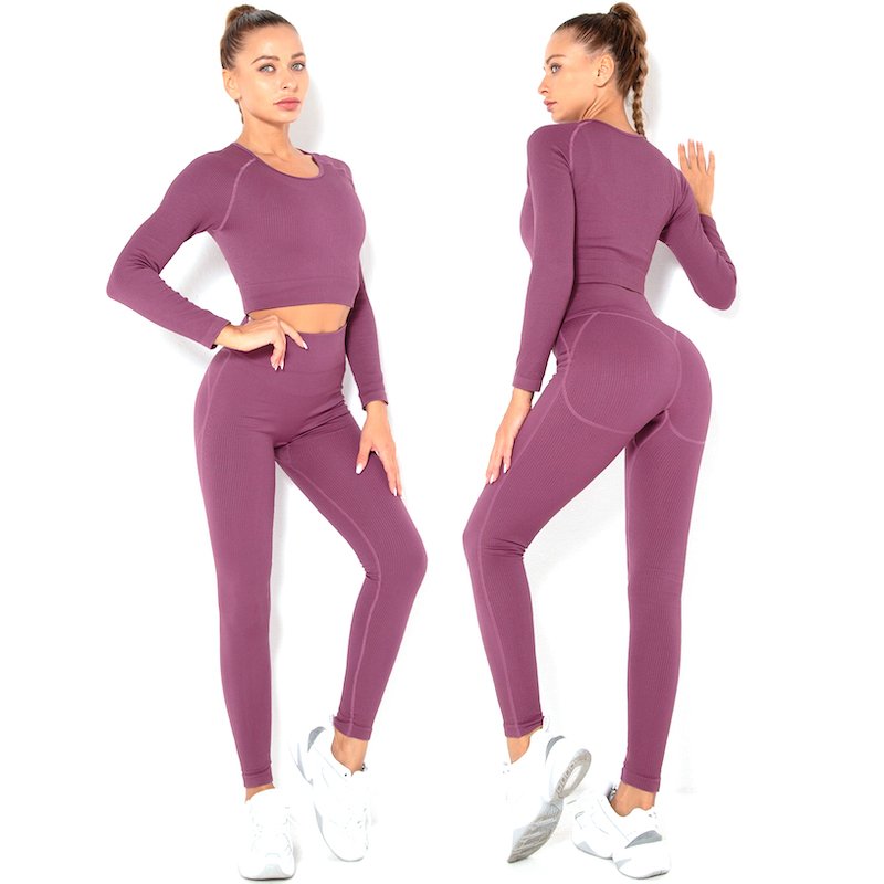 Seamless Yoga Set Woman Tracksuits Gym Workout Clothes Active Wear High Waist Leggings Sexy Sports Bra Fitness Suit Sportswear