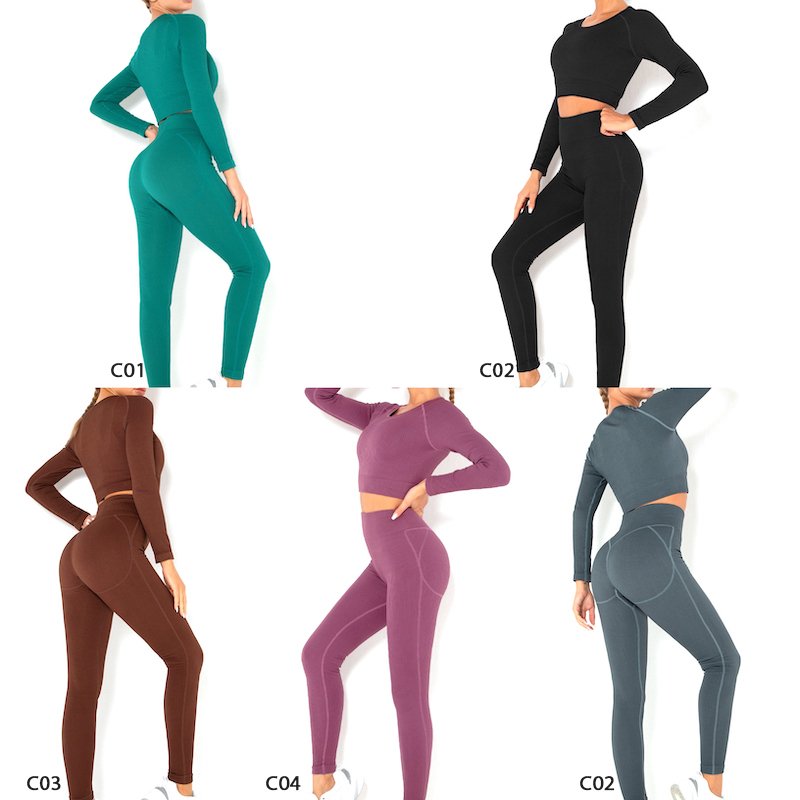 Seamless Yoga Set Woman Tracksuits Gym Workout Clothes Active Wear High Waist Leggings Sexy Sports Bra Fitness Suit Sportswear
