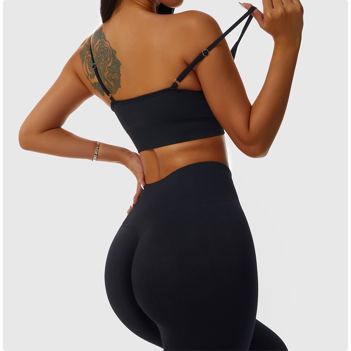 Women Gym Fitness Sets Wholesale Athletic Wear Workout Clothing Activewear Seamless Women Active Wear Yoga Set