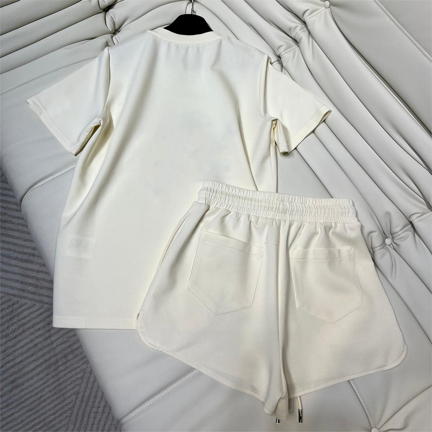 Wholesale Women Casual Two Piece Set Luxury Designer Sports T shirt Shorts For Women's Sets Designer Clothes